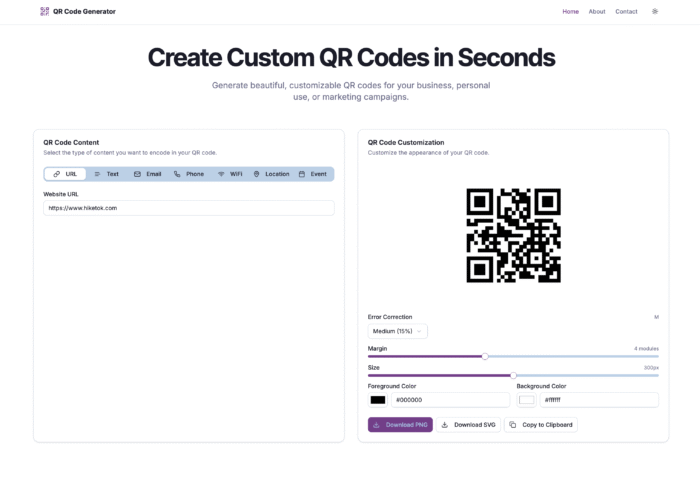 QR Code Generator AdSense Approval Tool Script